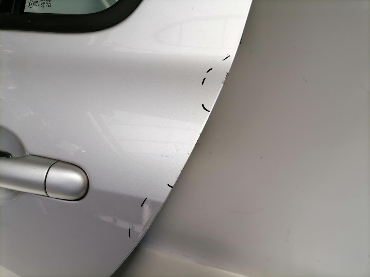 Renault Clio 3 original T&uuml;r hinten links TED69 Grau Rohbau Bj.2007
